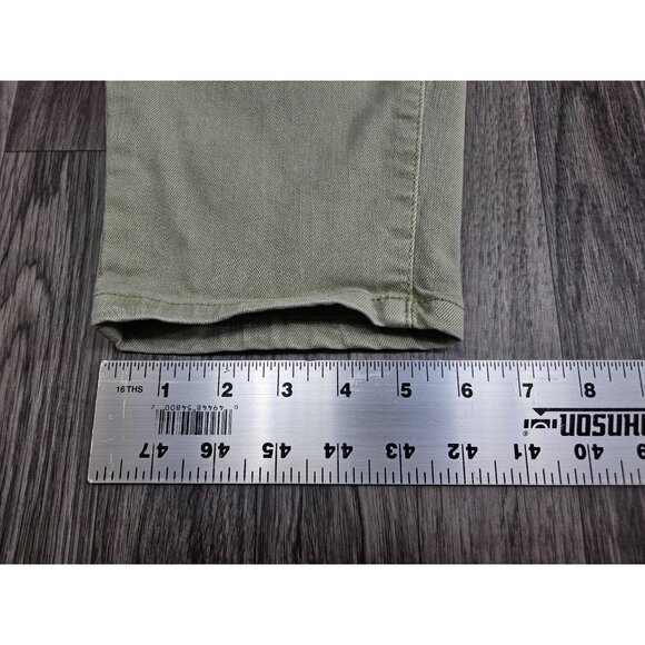 (3/$35) a.n.a Jeans Womens 18W Sage Green Mid-Rise Skinny Ankle Plus Size Denim - Picture 11 of 11